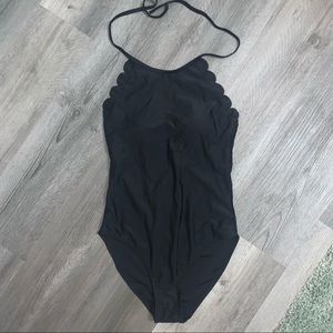 Black One-Piece Swimsuit